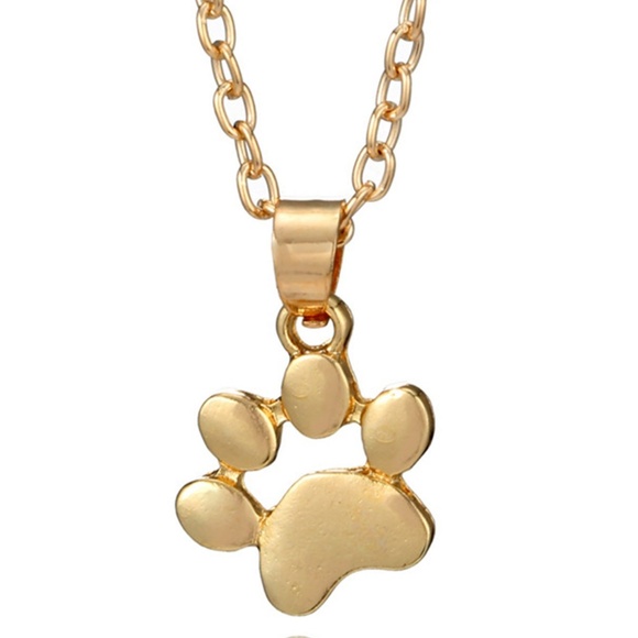 GOLD OR SILVER -FUR BABY PAW NECKLACE - Picture 5 of 5